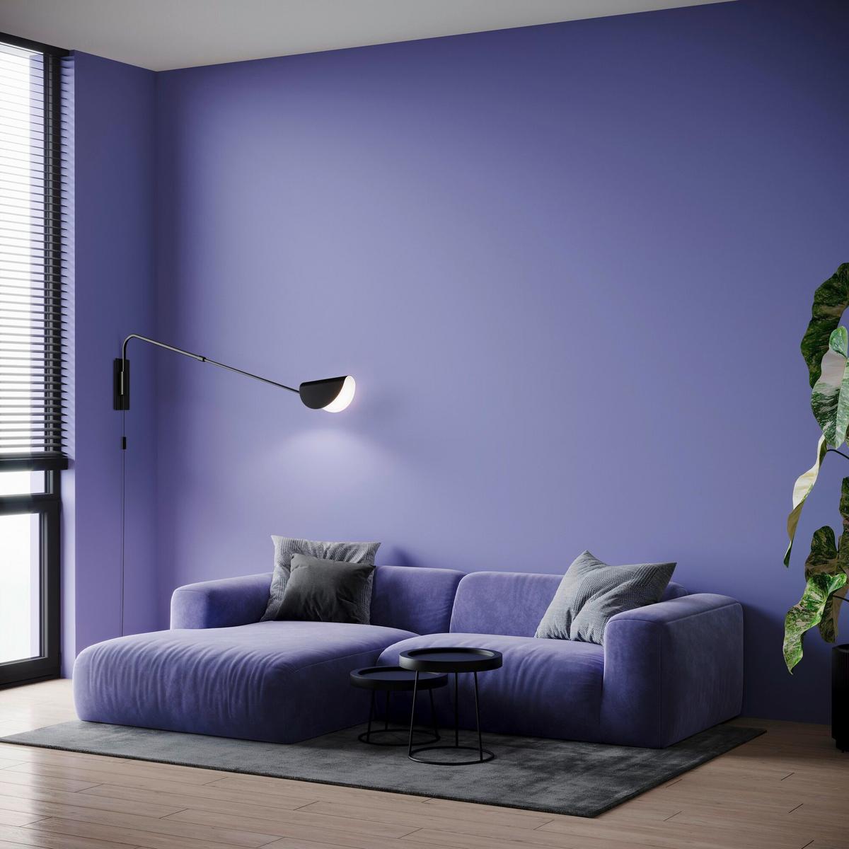 WANDLEUCHTE MOLLIS - Schwarz, Trend, Kunststoff/Metall (36/9,5/105cm) - MAYTONI