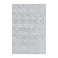 Flachwebeteppich Bahama Grau ca. 140x200cm - Grau, Design, Textil (140/200cm) - Novel