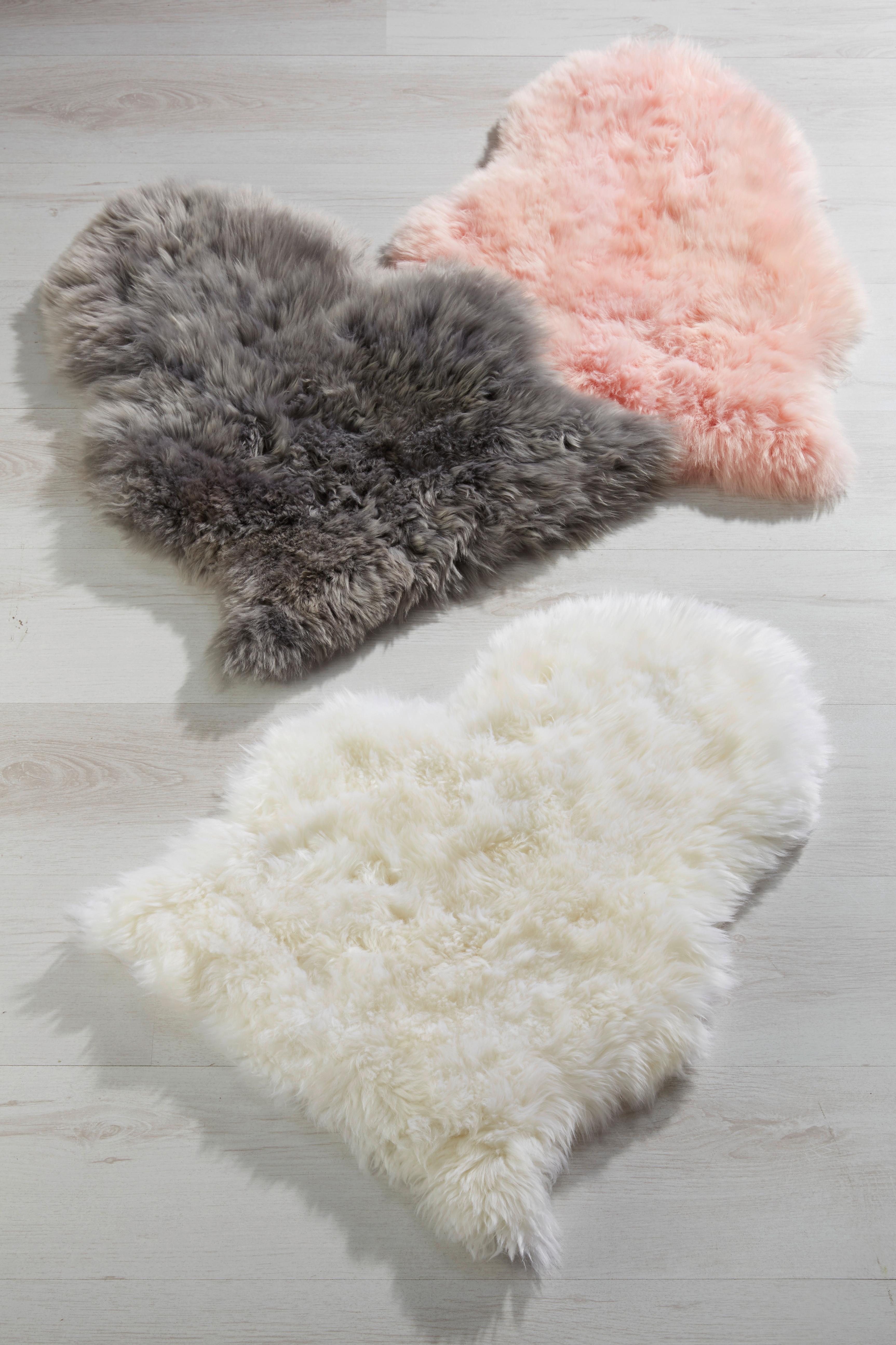 FÅRSKINN EMMA -AKT- - vit, textil (45/60cm) - Modern Living
