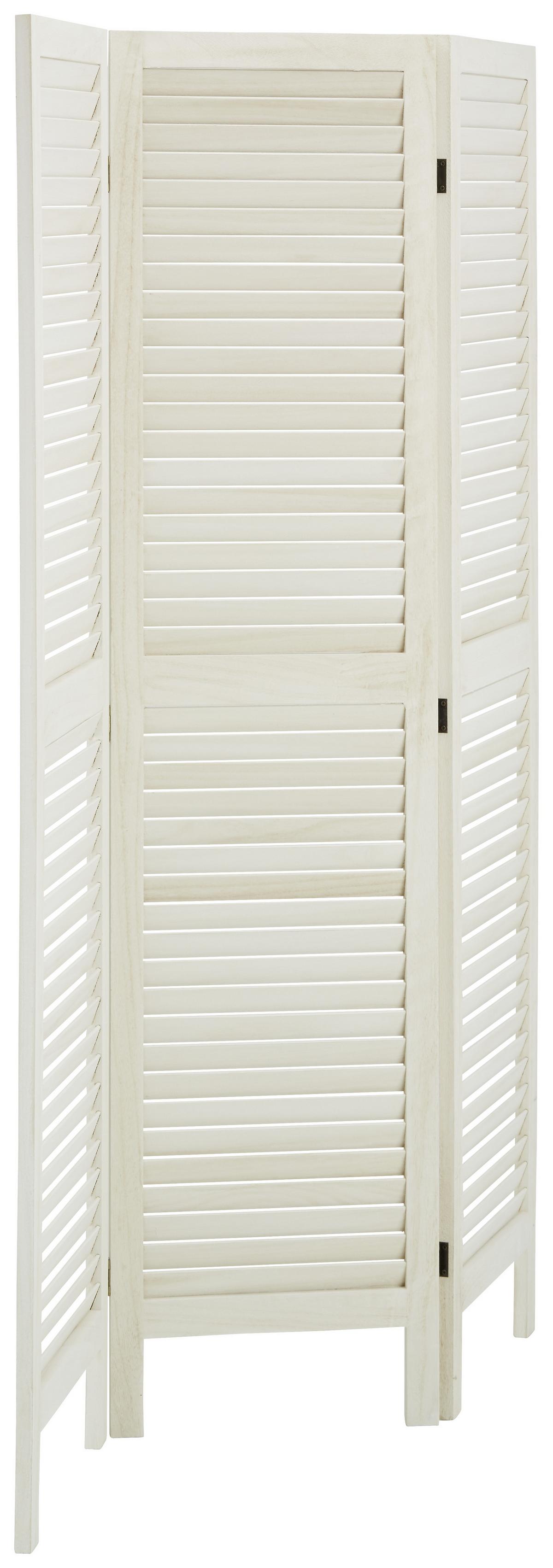 Paravan Laval - bela, Romantika, leseni material/les (120/170/1,8cm) - Mömax