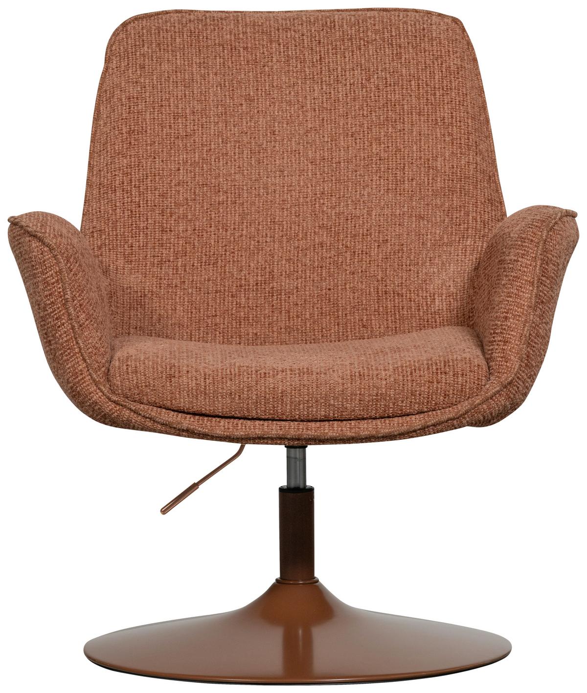 Sessel Marten Orange B: 79cm - Orange, Design, Textil/Metall (79/91/76cm) - Livetastic