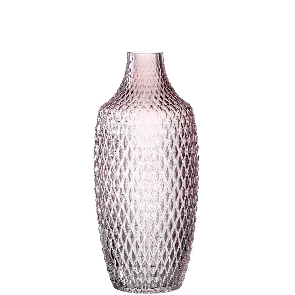 Vase Violett - Violett, Basics, Glas (12,5/30cm) - Leonardo