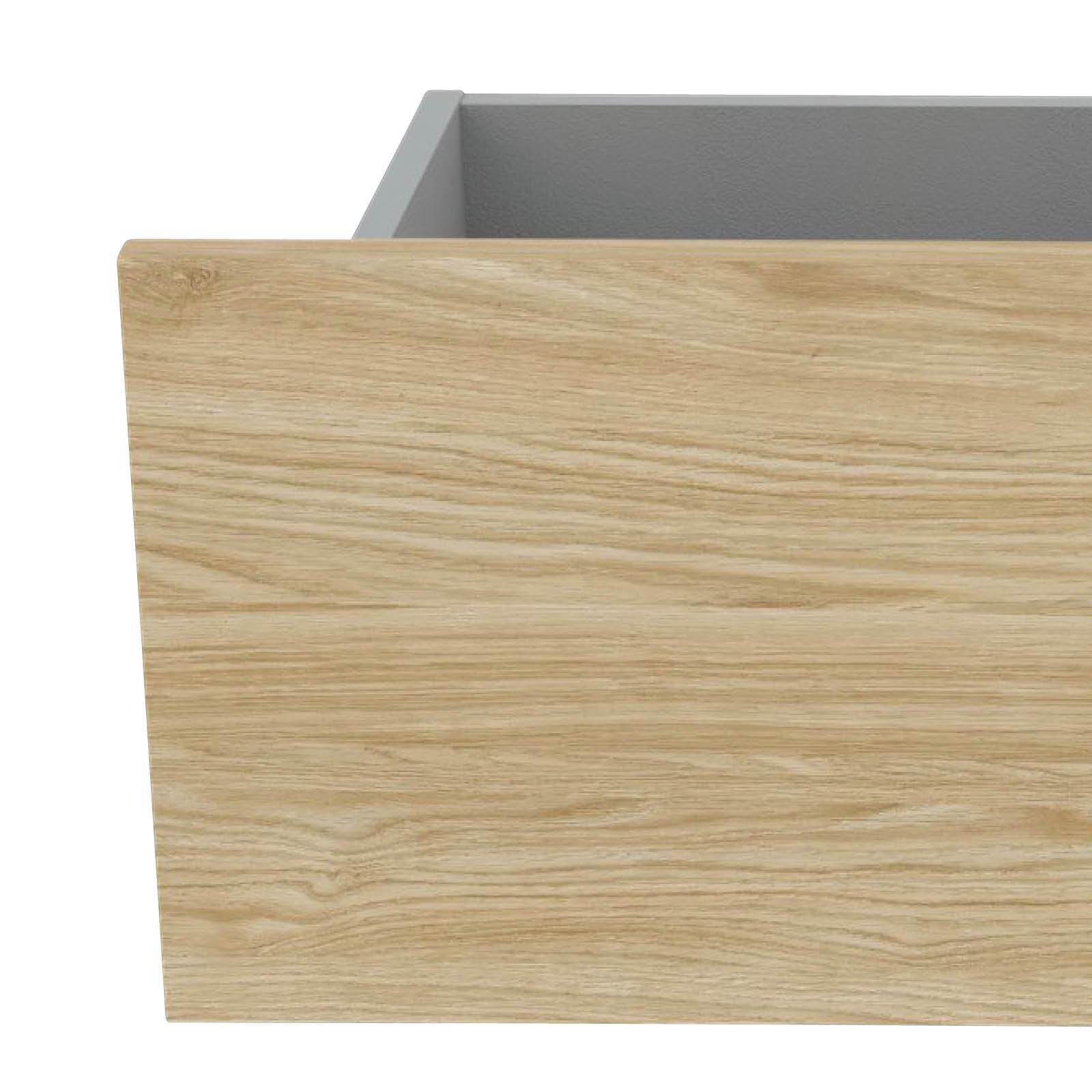 Ladica Unit - Elements - boje hrasta, Moderno, drvni materijal (90,9/21,9/36,6cm) - Based