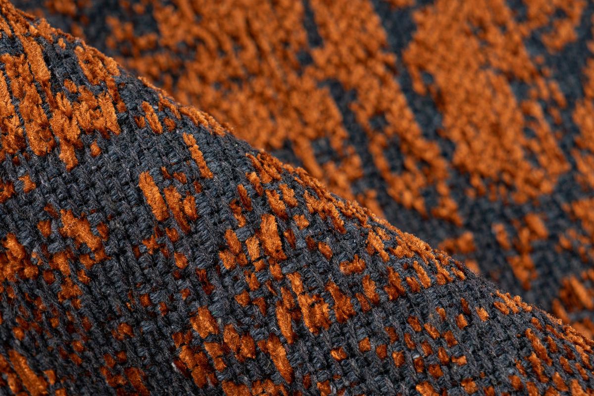 Flachwebeteppich Kalevi 200 - Orange, Konventionell, Textil (80/150cm) - Kayoom