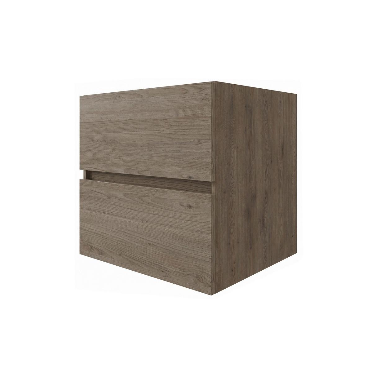 Element Ispod Umivaonika Easy - hrast sivi, Moderno, drvni materijal (60/51/46cm)