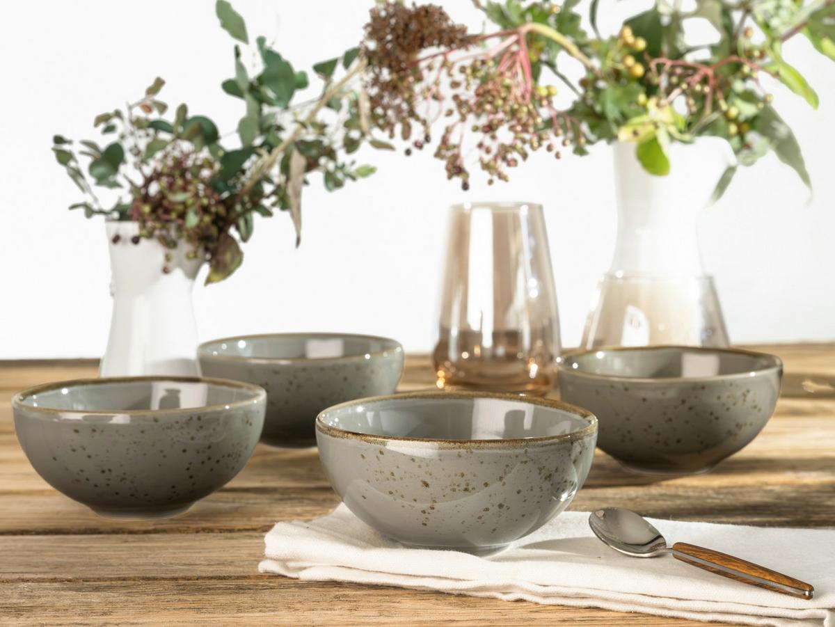 Dipschalenset 22078 Nature Collection - Grau, Trend, Keramik (11,5cm) - Creatable