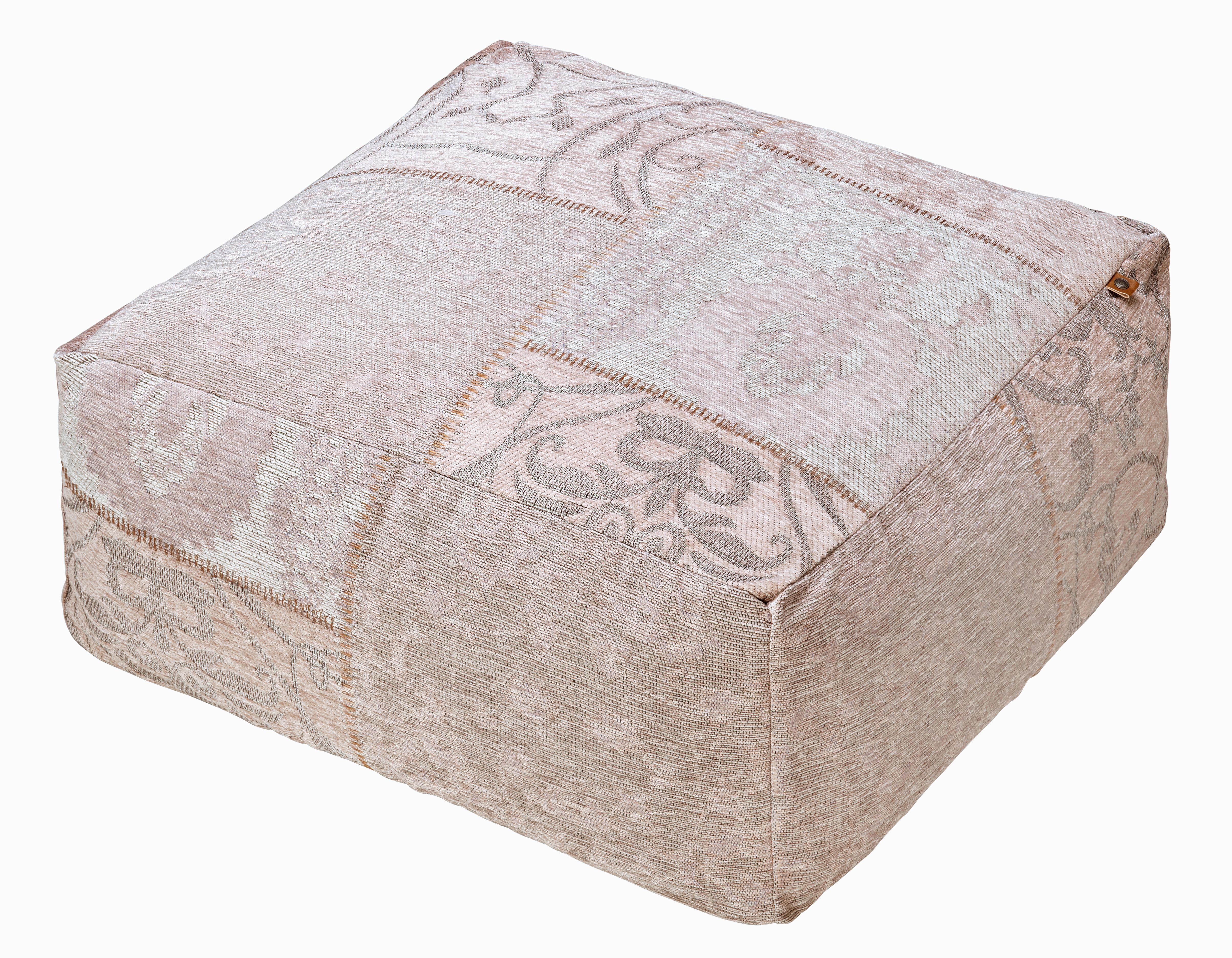 Tabure Iz Blaga Samra - roza, Moderno, tekstil (60/60/30cm) - Bessagi Home