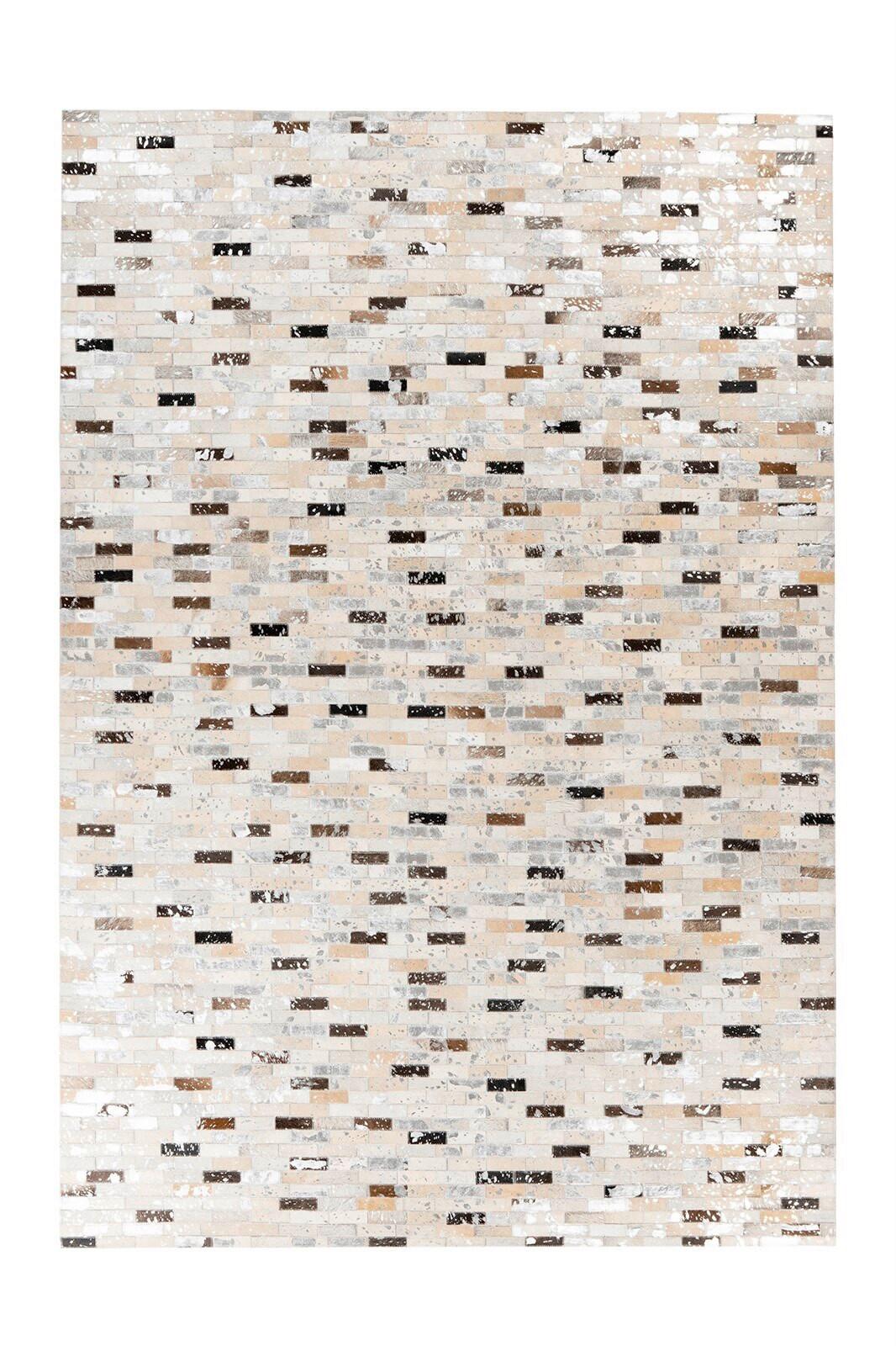 FLACHWEBETEPPICH LAVIN 525 SCHWARZ / MULTI - Multicolor/Schwarz, Konventionell, Leder (160/230cm) - Kayoom