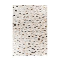 FLACHWEBETEPPICH LAVIN 525 SCHWARZ / MULTI - Multicolor/Schwarz, Konventionell, Leder (160/230cm) - Kayoom