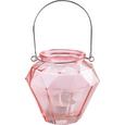 Laterne Georgina aus Farbglas - Türkis/Gelb, MODERN, Glas/Metall (10,5/9,7cm) - Mömax modern living