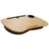 Podloga Za Prenosnik Comfilap I, Rjava, Bambus - rjava, Basics, tekstil/les (54/9,5/34,5cm) - MID.YOU