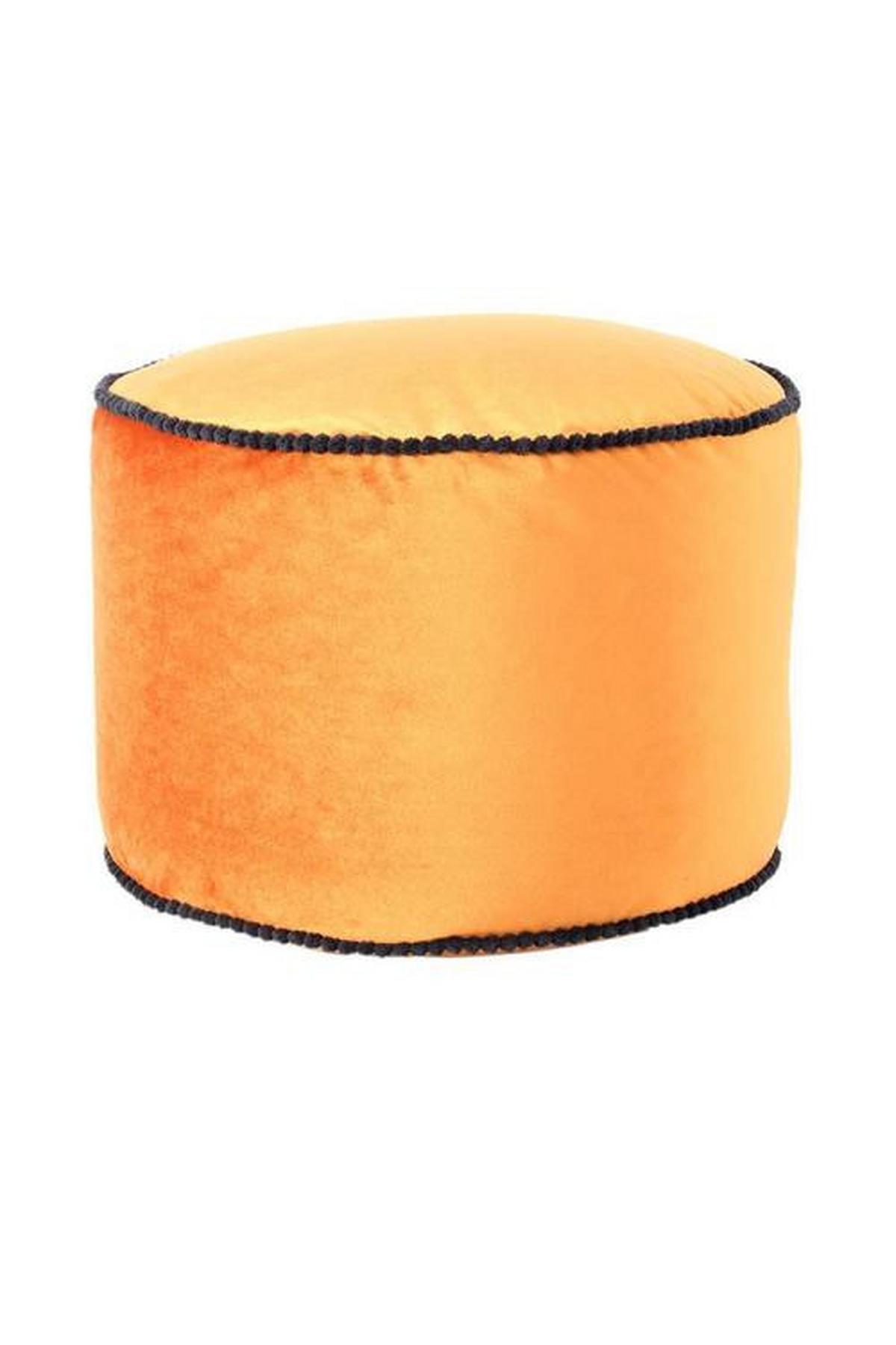 POUF Pouf Taj Mahal DxH 47x32 cm - Bronzefarben, Basics, Textil (47/32/47cm) - Kayoom