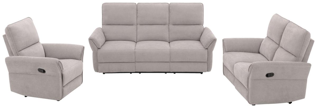 Počivalnik Redon, Siva - siva/črna, Basics, kovina/umetna masa (85/103/92cm) - Livetastic