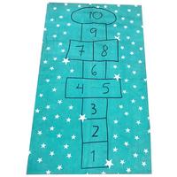 TEPPICH KINDERTEPPICH 90X150, TÜRKIS - Türkis, Modern, Textil (90/150cm)