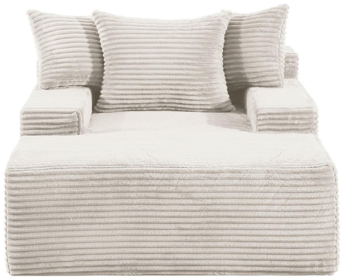 Fotelj Lunaris, Bež - bež, Design, tekstil (125/63/170cm) - P & B