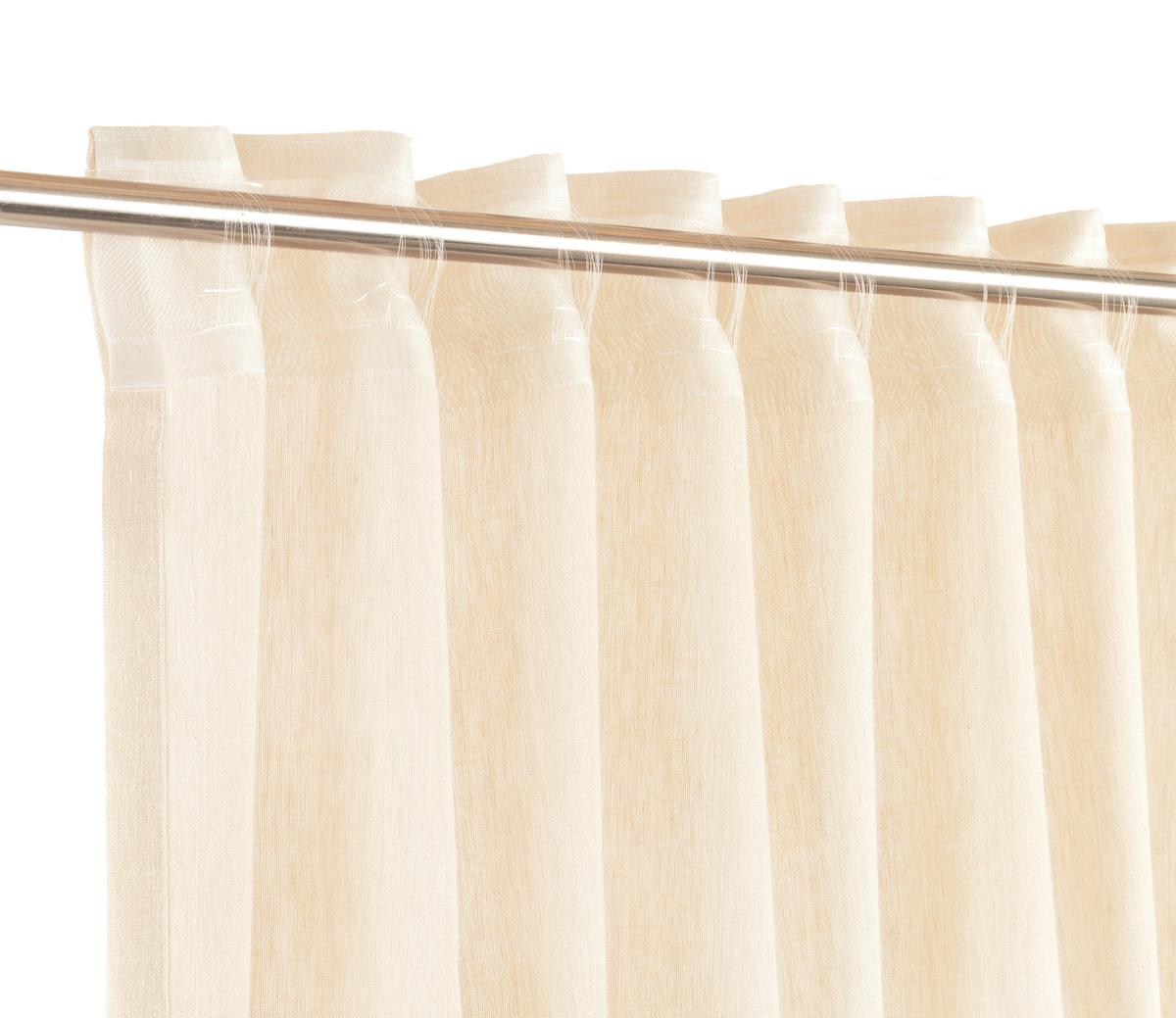 ZASŁONA GOTOWA SW-BREEZE - kremowy, Basics, tkanina (125/250cm) - Schöner Wohnen