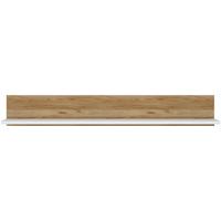 Panou de perete SALINAS - alb/culoare lemn stejar, Trend, material pe bază de lemn (152,7/22/22cm) - Modern Living