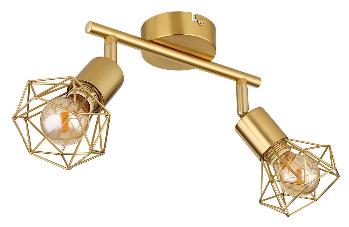 STRAHLER 54802GB-2 - Goldfarben, Design, Metall (22/8/19cm) - Globo