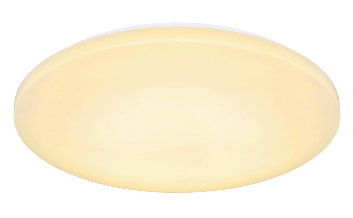 Plafonieră cu LED PROMI - alb/opal, Modern, plastic/metal (54/7cm) - Modern Living