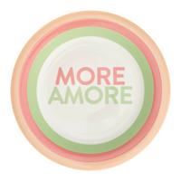 Speiseteller Candy Colors Multicolor Ø ca. 27cm - Rotbraun/Hellgelb, MODERN, Keramik (27/2,4cm) - Mömax