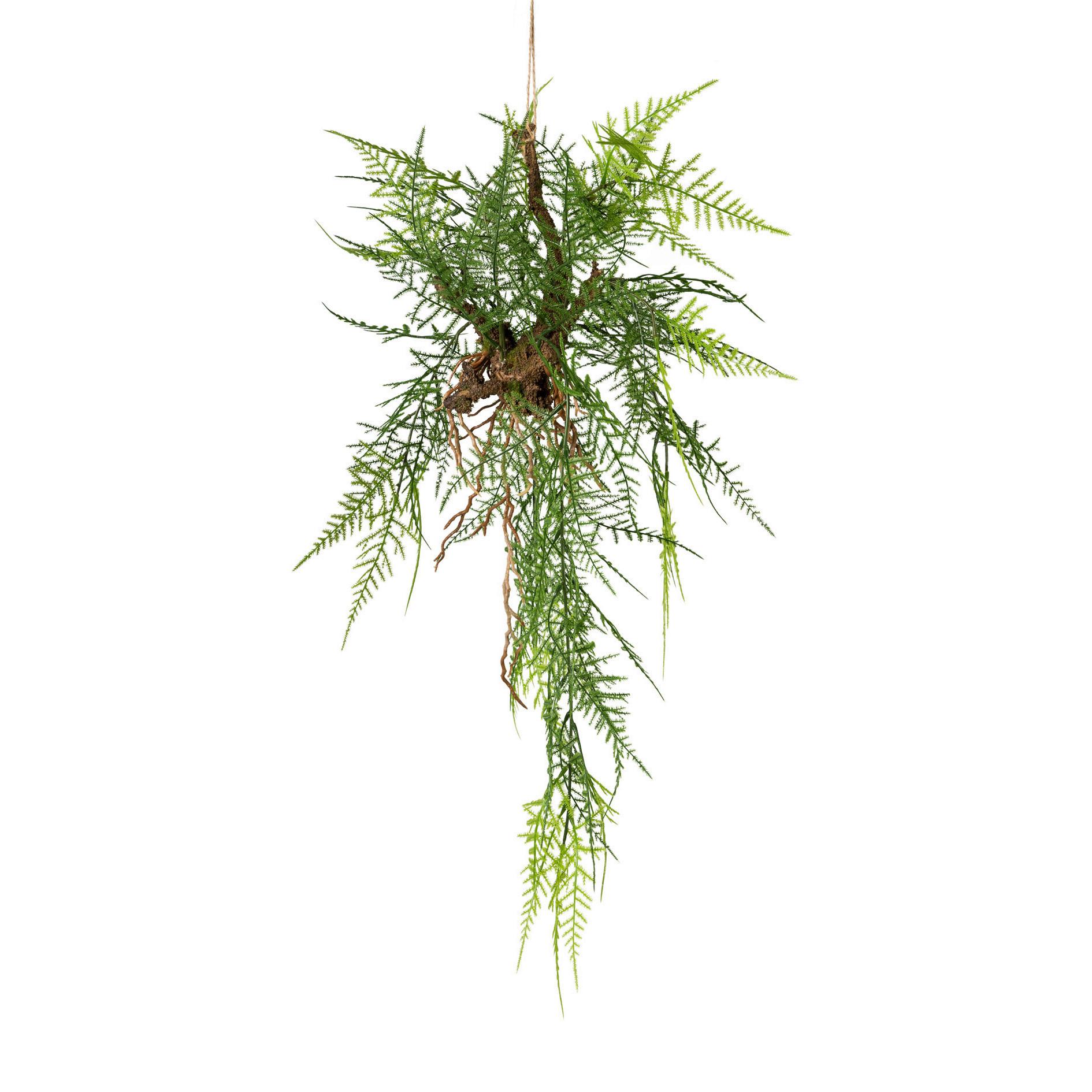Dekozweig Grün/Braun - Braun/Grün, Basics, Kunststoff (70cm)