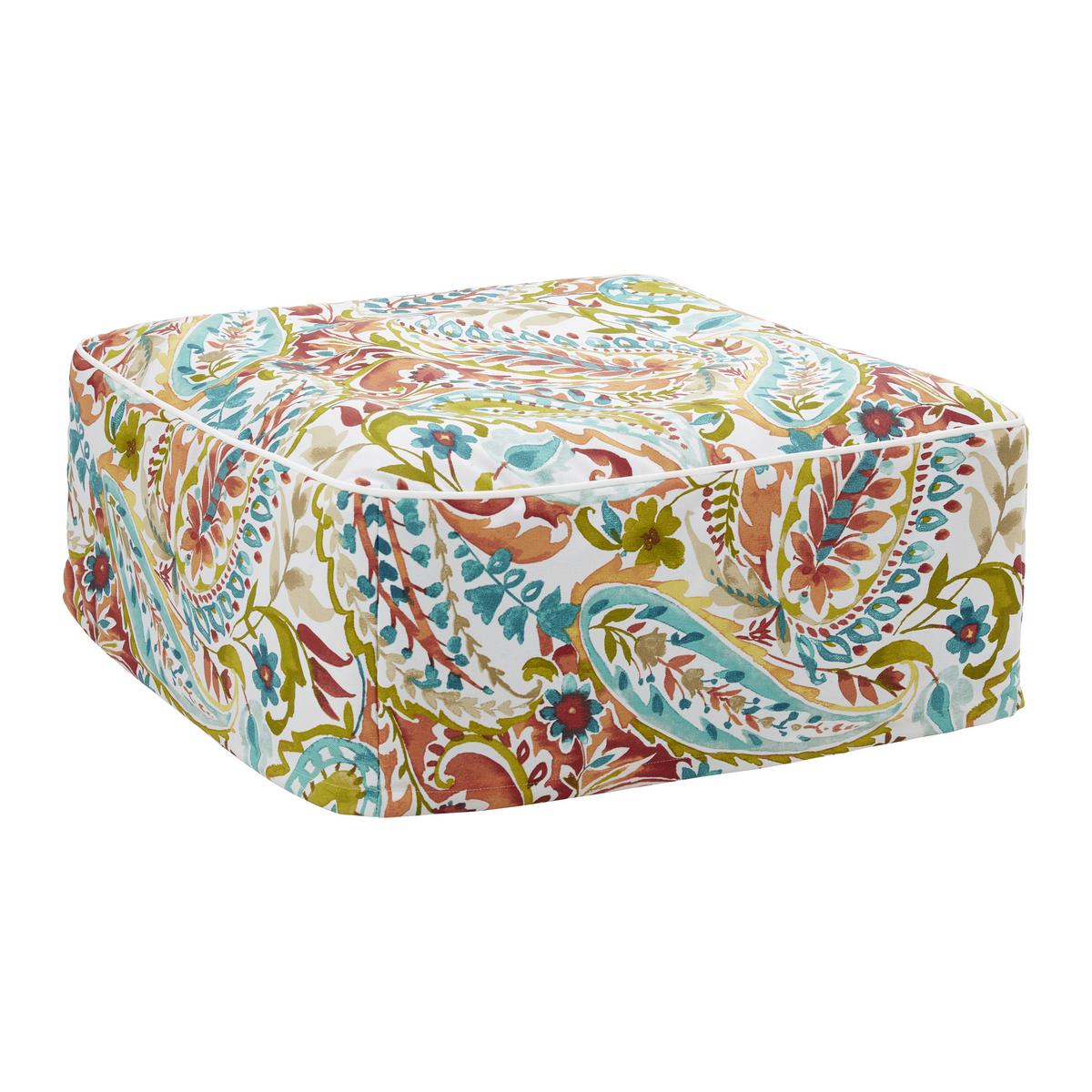 Pouf Cassy Multicolor ca. 60x23 cm - Multicolor, MODERN, Textil (60/23/60cm) - Bessagi Garden
