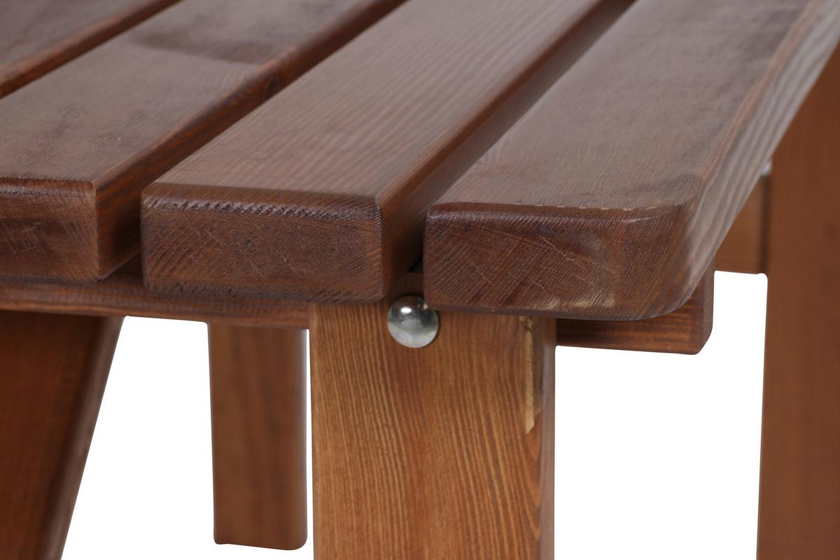 BIERTISCHGARNITUR H32377 - Braun, KONVENTIONELL, Holz - Siena Garden