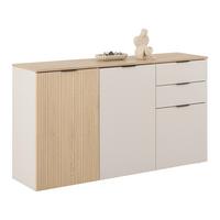 Komoda Cannes - kašmir/boja hrasta, Moderno, pločasti materijal/plastika (150/85/40cm) - Modern Living