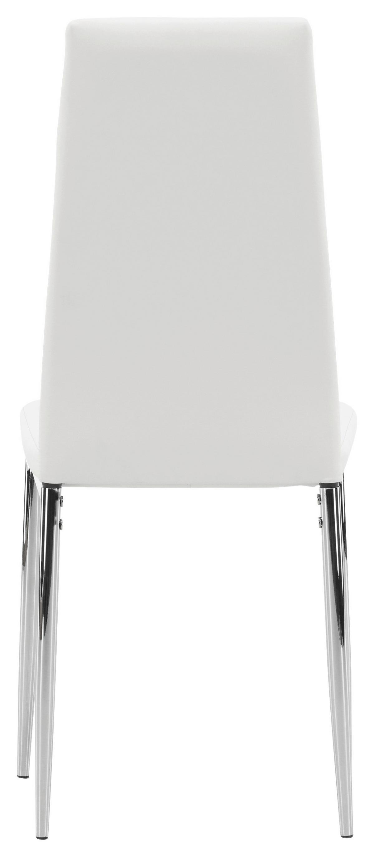 STUHL-SET PASTILL - Silberfarben/Weiß, Design, Kunststoff/Textil (42/99/45cm) - Livetastic