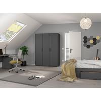 DULAP  USI ROTATIVE VOYAGER - gri, Modern, material pe bază de lemn (140/194/53cm) - Modern Living