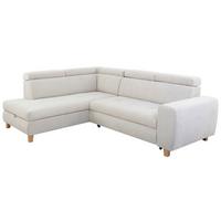 Kutna Garnitura Lugo - svijetlo siva/boje bukve, Moderno (205/98/266cm) - Modern Living