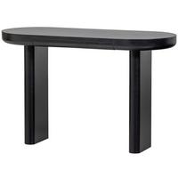 Beistelltisch Mael Schwarz L: 120 cm - Schwarz, Design, Holzwerkstoff (120/50/75cm) - Livetastic