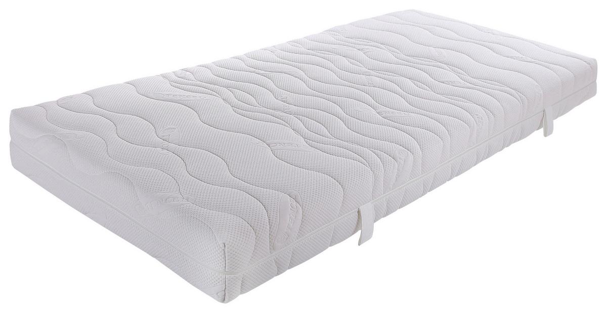 Komfortschaummatratze Easy Sleep H2 ca. 140x200 cm Weiß - Weiß, Basics, Textil (140/200cm) - Breckle