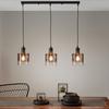 HÄNGLAMPA CHRISTIANO - svart, Modern, metall/glas (80/15/120cm) - Premium Living