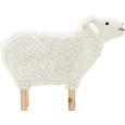 Dekoschaf Lisi - Weiß, Holz/Textil (52,5/42cm) - Mömax modern living
