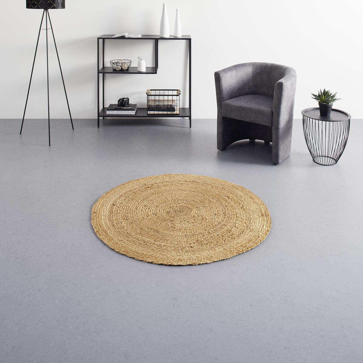 Ravno Tkana Preproga Hanoi 2 - naravne barve, Moderno, tekstil (110cm) - Modern Living