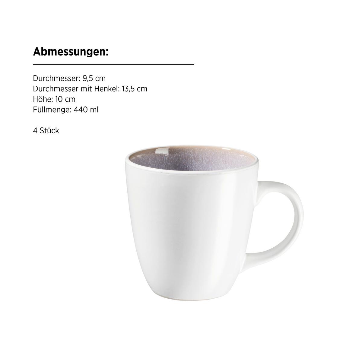 KOMBISERVICE 934504 KOMBISERVICE ELEA - Flieder, Basics, Keramik - Mäser