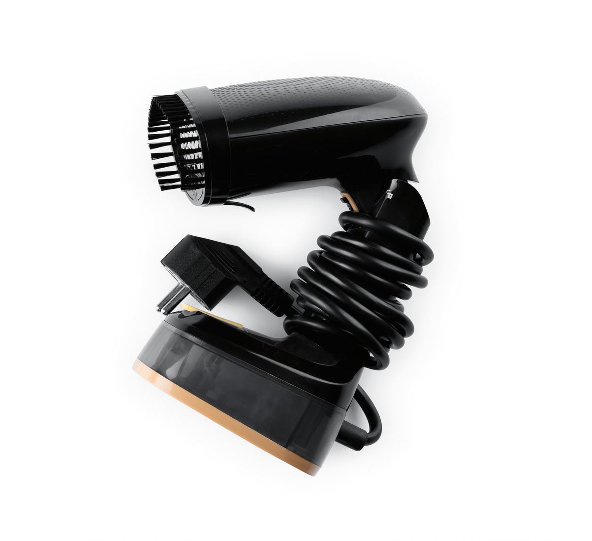 Dampfbürste Cleanmaxx Schwarz - Schwarz, Basics, Kunststoff/Metall (11,5/10/22,4cm)