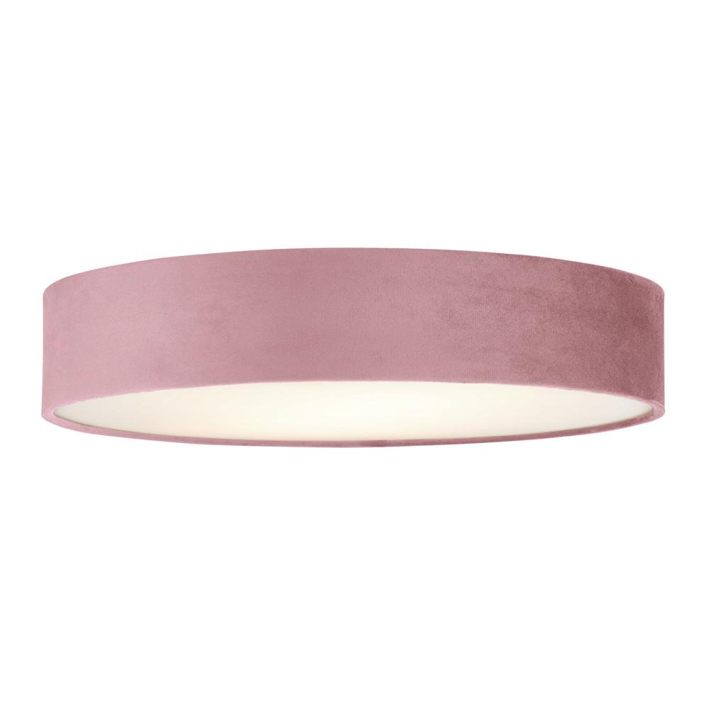 Deckenleuchte Pink max. 15 Watt - Pink, Design, Kunststoff/Textil (50/50/10cm)