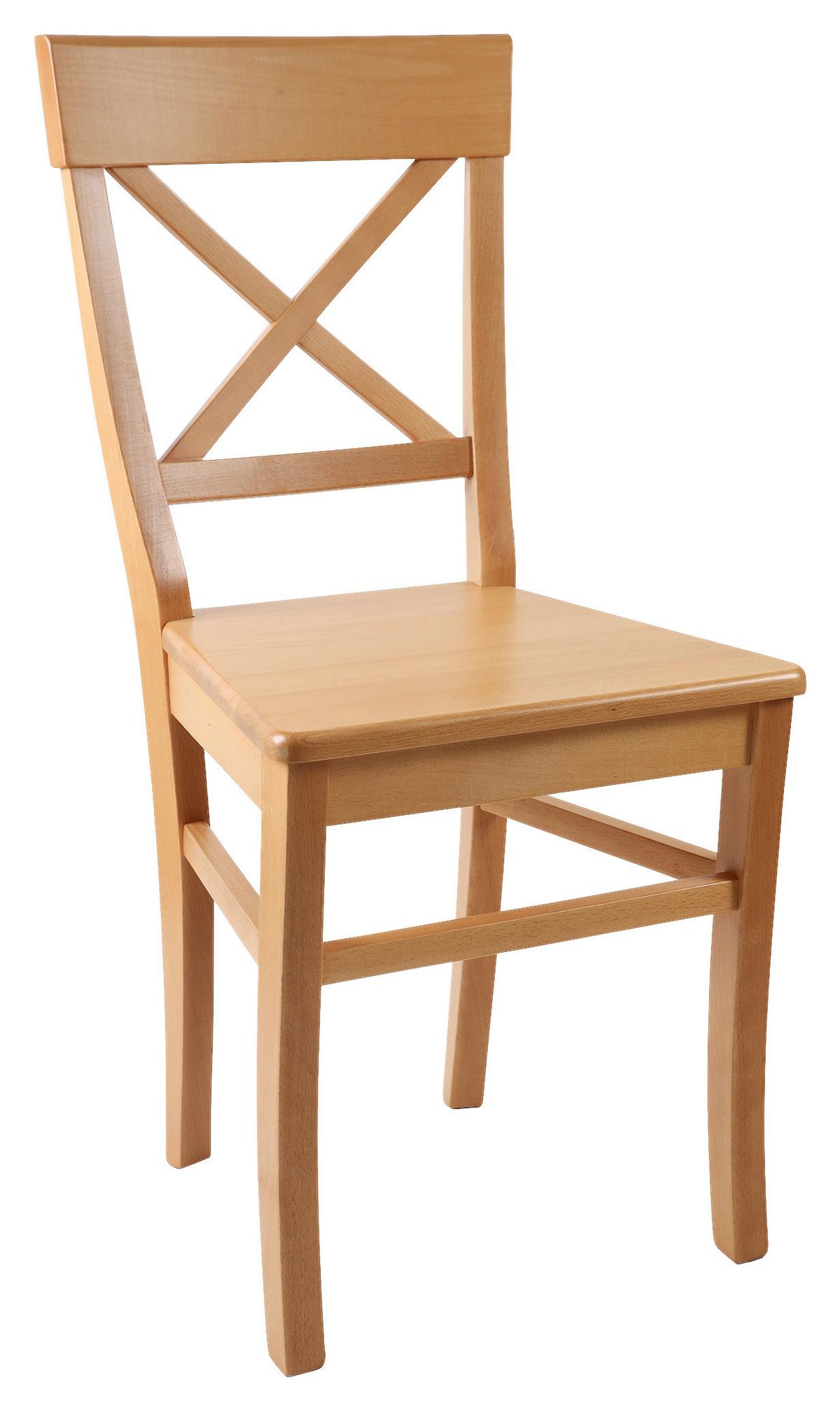 KRZESŁO WILMA - kolor bukowy, Modern, drewno (48/92,5/49cm) - Livetastic