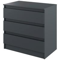 Komoda Zoro, Antracit - antracit, Moderno, leseni material (80/78/48cm) - Mömax