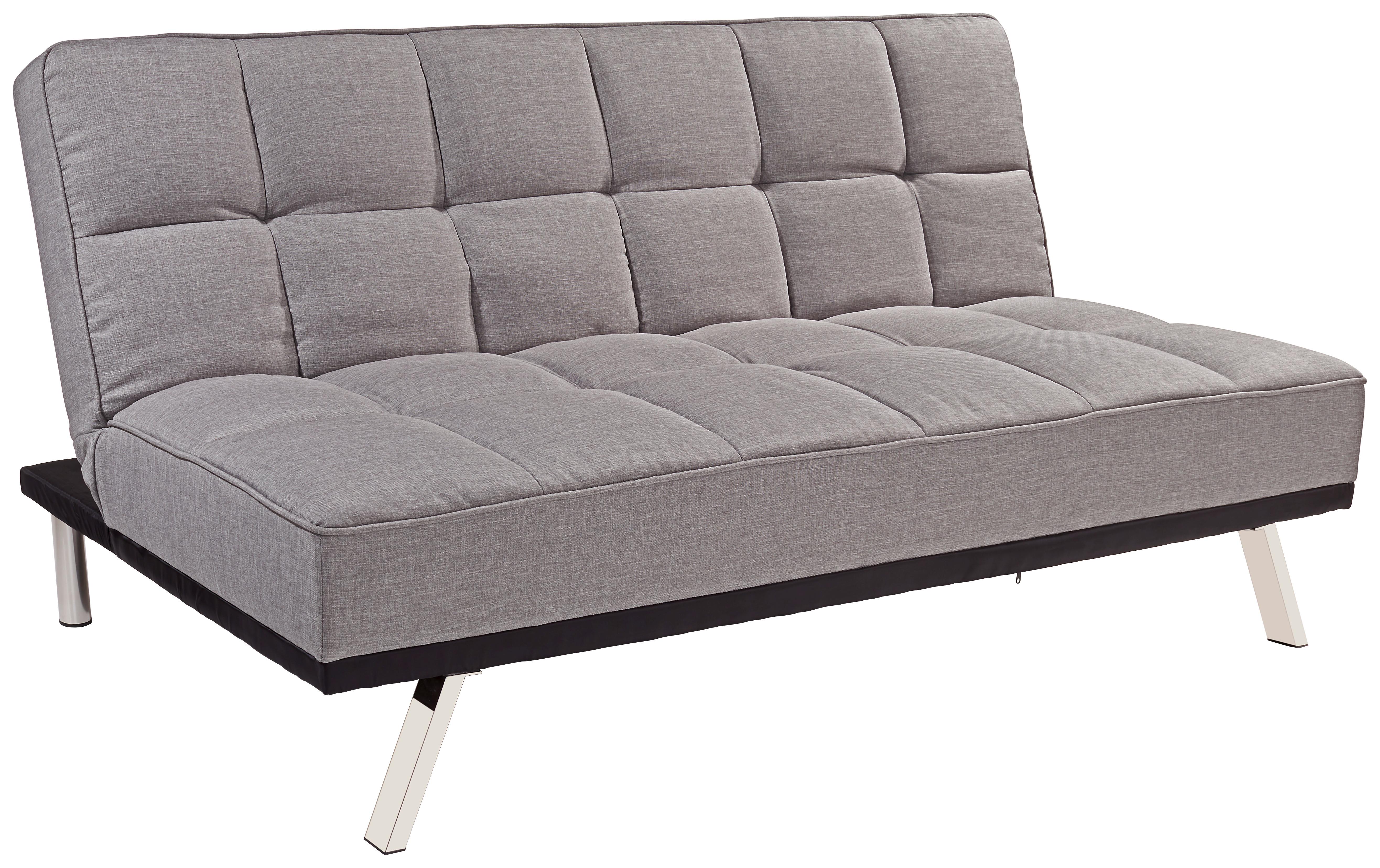 BÄDDSOFFA JAN II -BASED- - grå, Modern, metall/trä (179/84/96cm) - Based