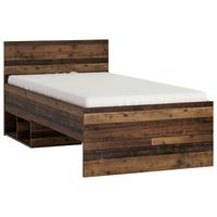 Krevet Nubi - tamno siva/boje starog hrasta, Moderno, drvni materijal/plastika (90/200cm) - Modern Living