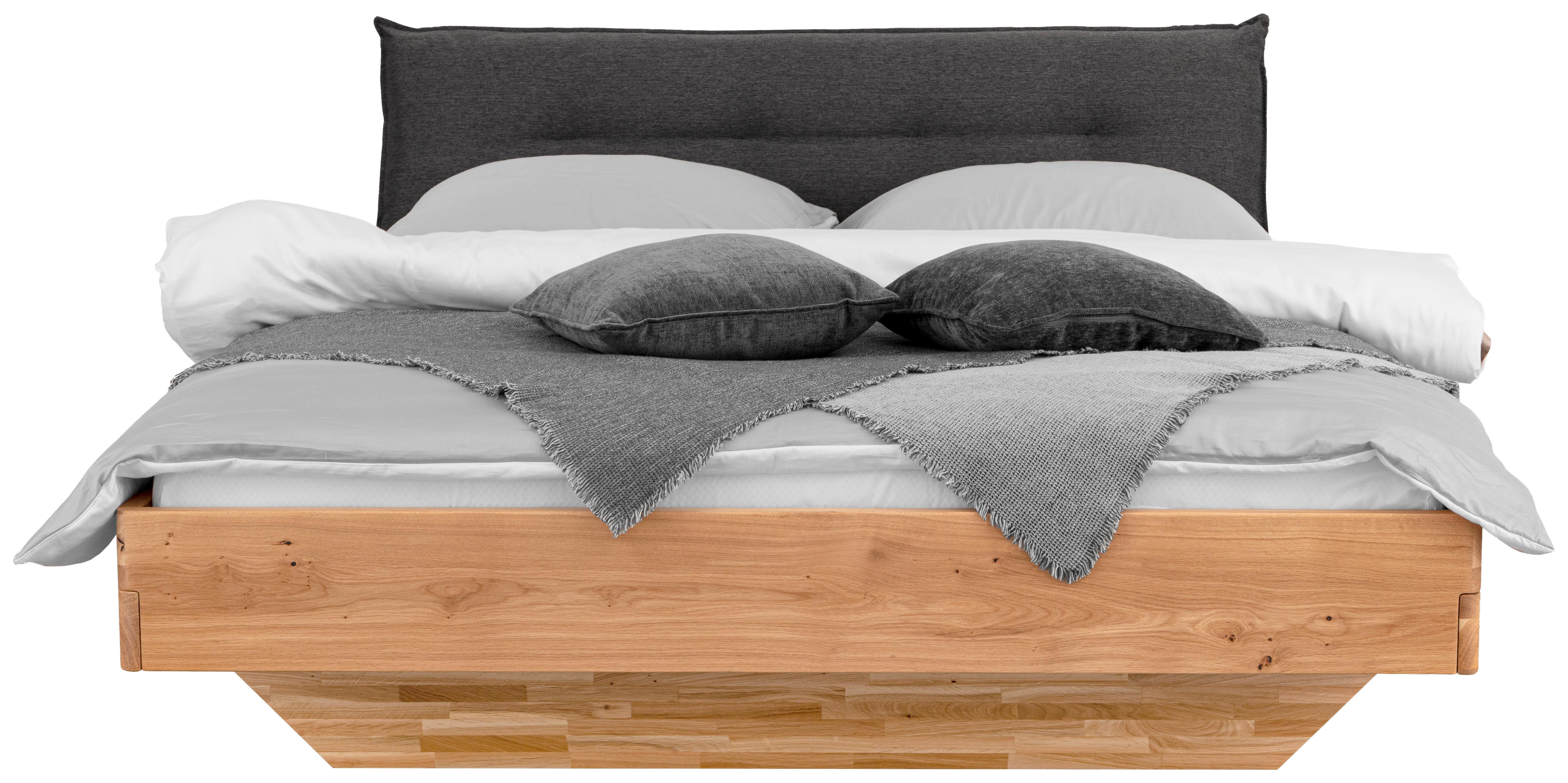Bett Toledo - D in Eichefarben ca. 180x200cm - Eichefarben, Natur, Holz (186/95/216cm) - Zandiara