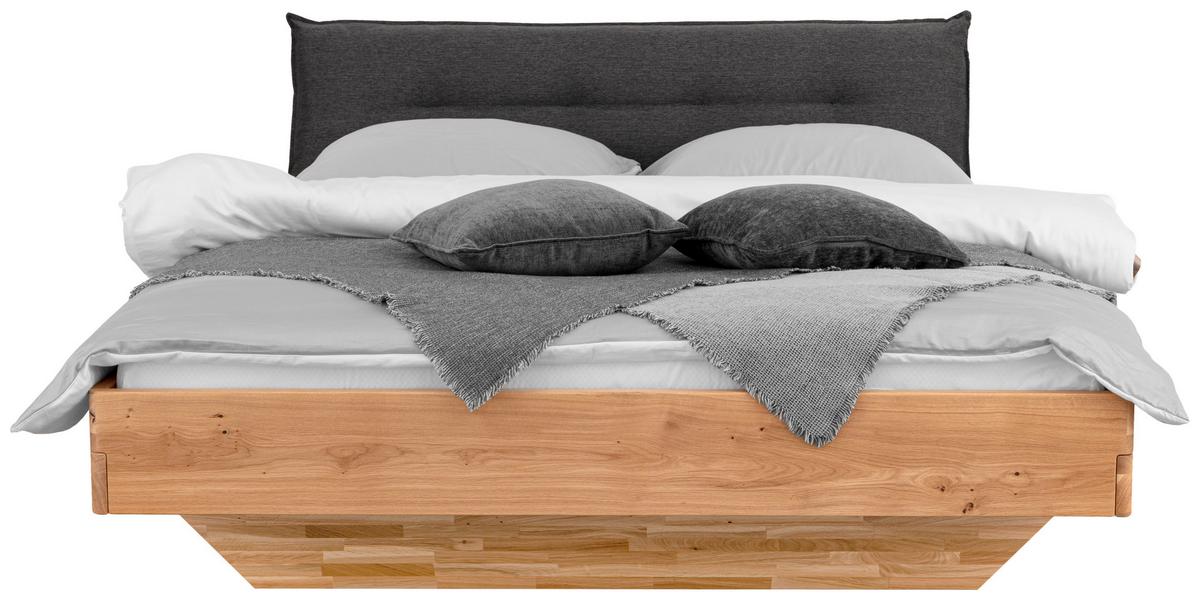 Bett Toledo - D in Eichefarben ca. 180x200cm - Eichefarben, Natur, Holz (186/95/216cm) - Zandiara