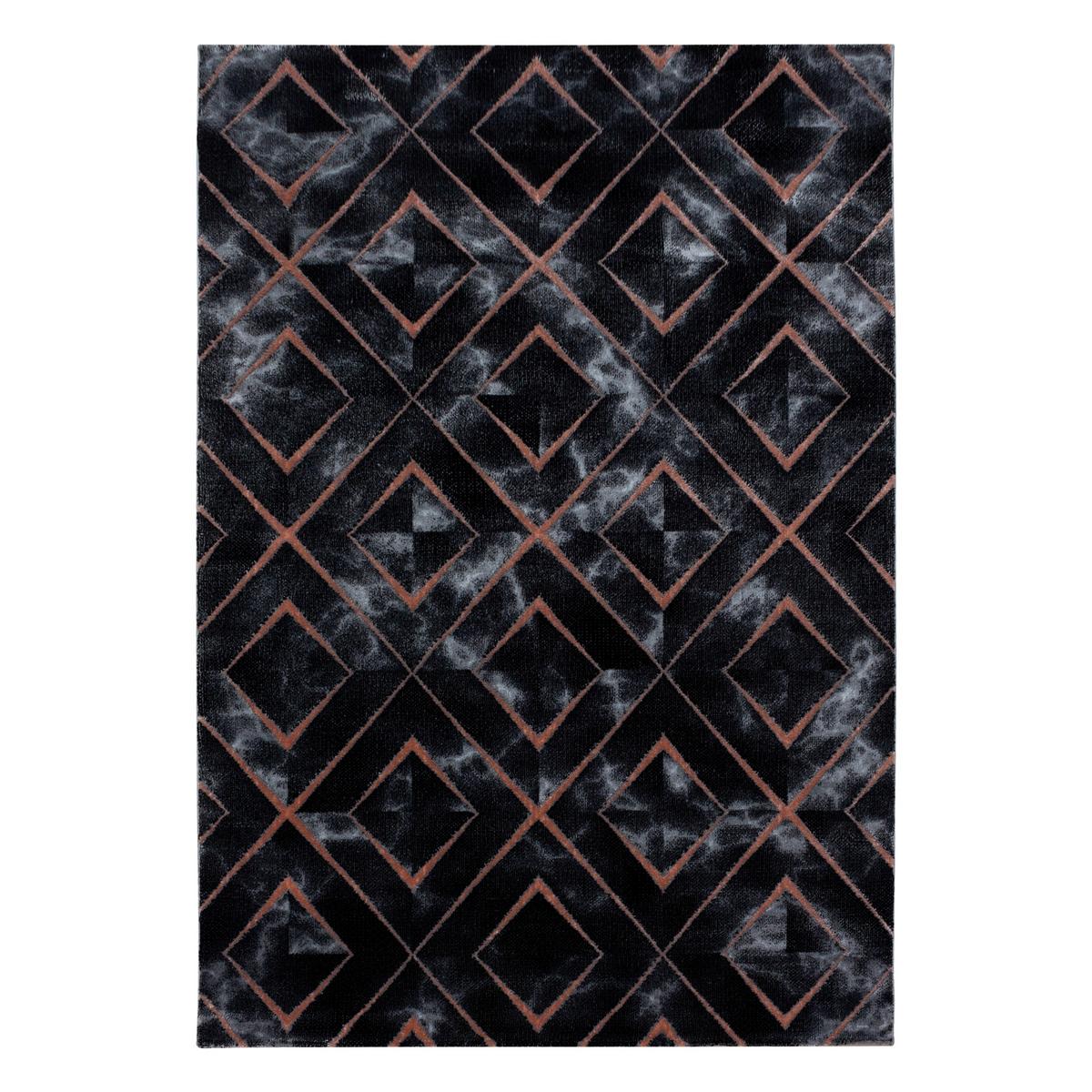 Webteppich Naxos Bronzefarben ca. 140x200cm - Bronzefarben, Design, Textil (140/200cm)