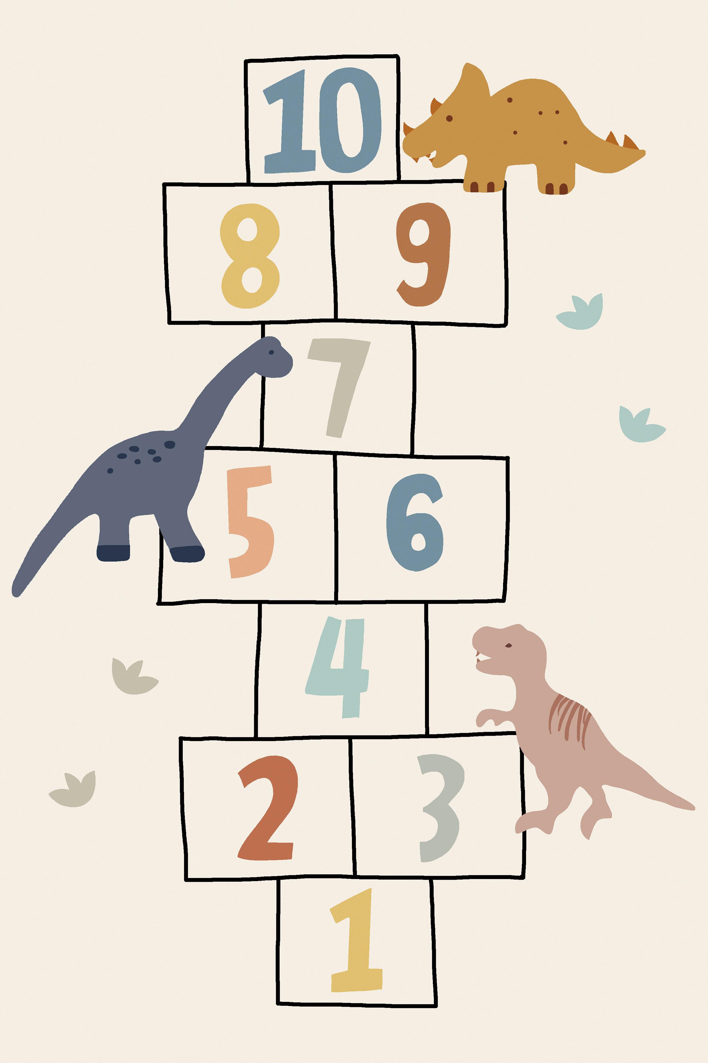 Dječji Tepih Dino 100x150cm - višebojno, tekstil (100/150cm) - Mömax