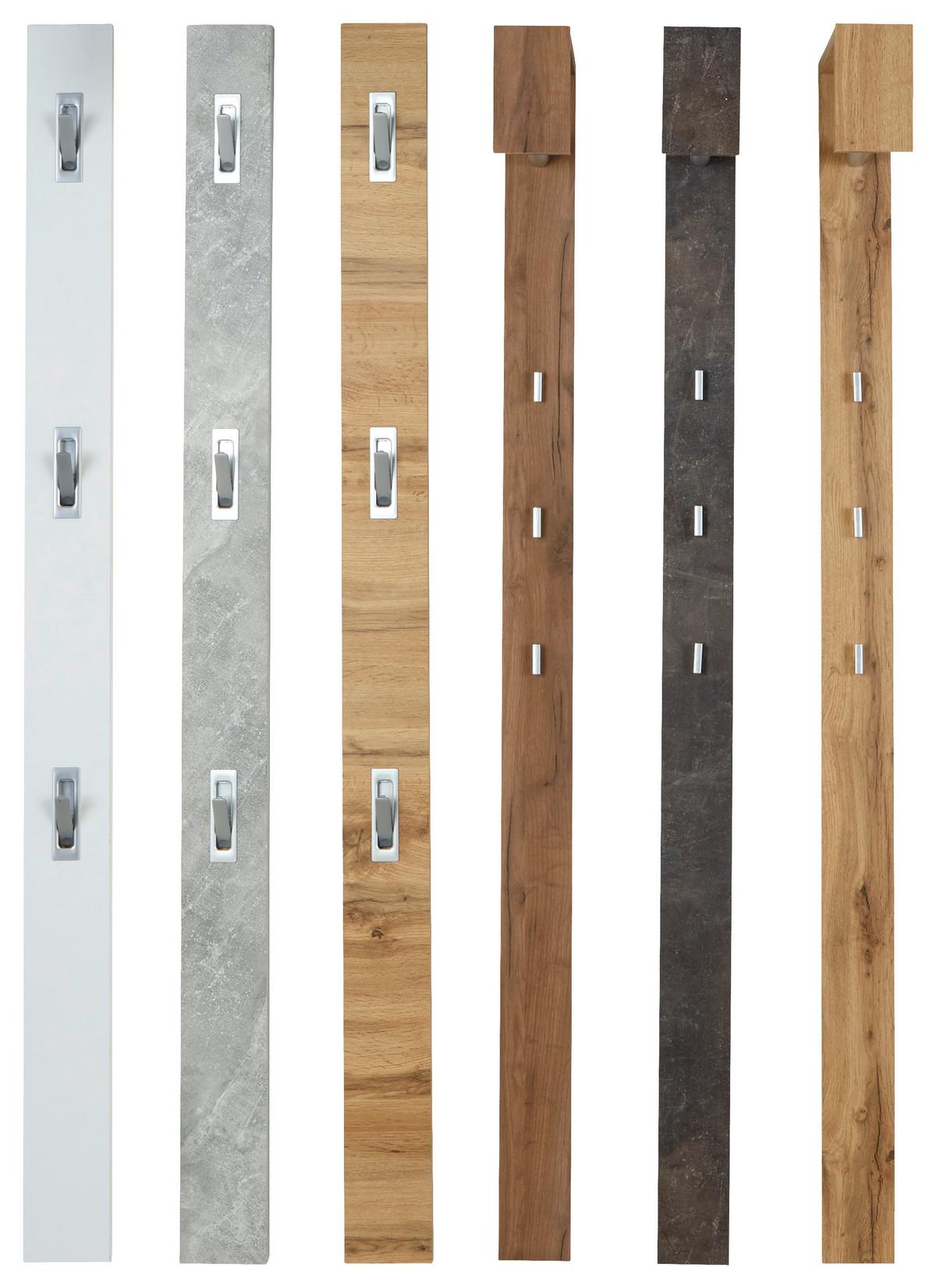 Cuier perete Enzo - gri, Modern, material pe bază de lemn (12/175/2,8cm) - Modern Living