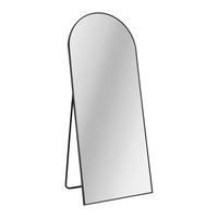 Standspiegel Britt Schwarz - Schwarz, MODERN, Glas/Metall (70/170cm) - Mömax