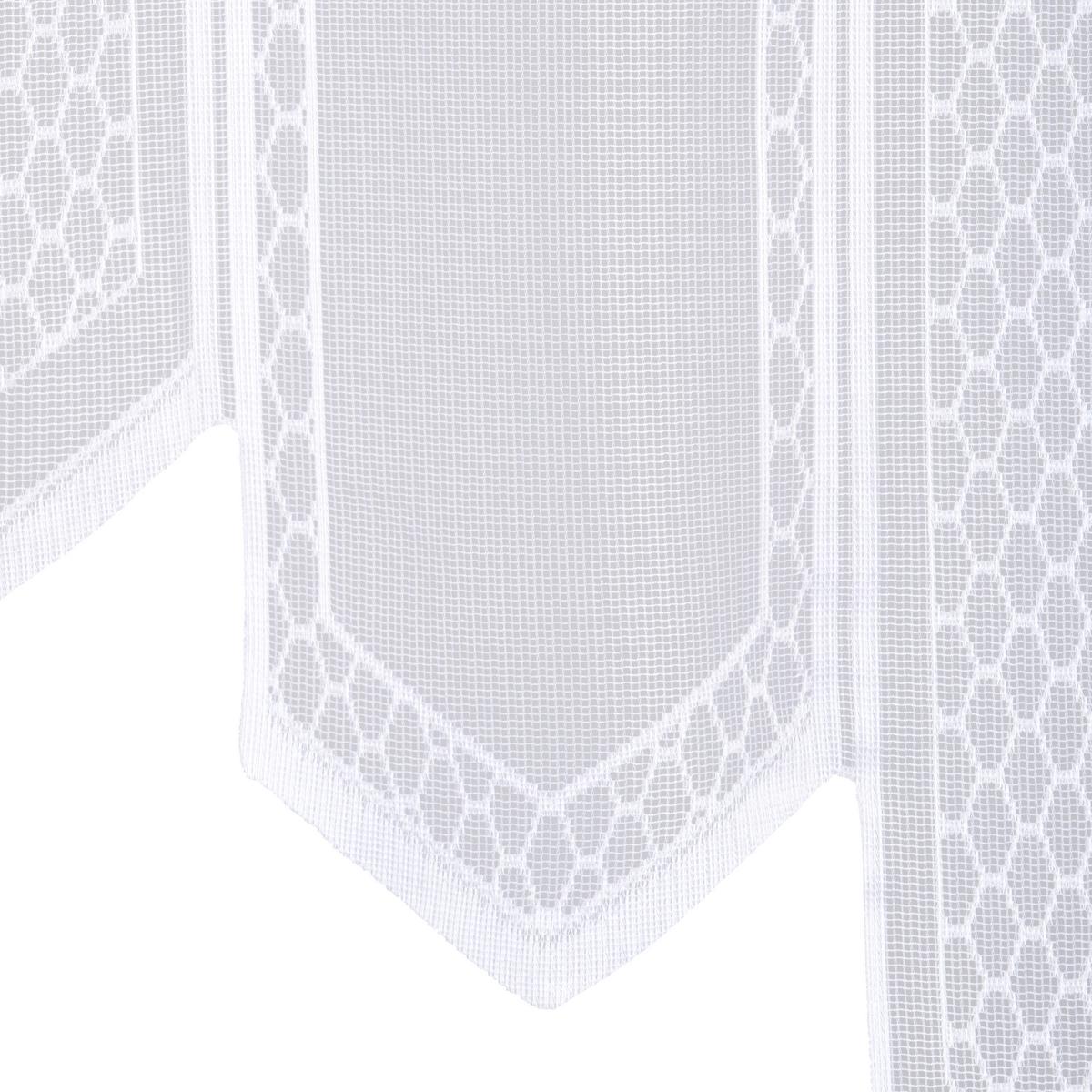 KOMPLET KRÓTKICH FIRAN BOGAM - biały, Konventionell, tkanina (150/75cm) - Esposa